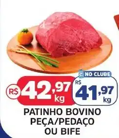 Supermercados Correia Patinho bovino peça/pedaco ou bife oferta