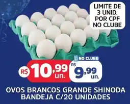 Supermercados Correia ovos brancos grande shinoda oferta