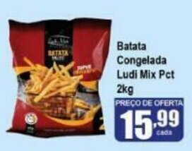 Higa's Supermercado Batata Congelada Ludimix 2kg oferta
