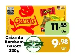 Supermercados Kawakami Caixa de Bombom Garoto oferta