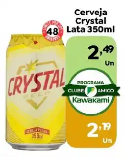 Supermercados Kawakami Cerveja crystal oferta