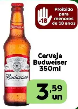 Supermercados Kawakami Cerveja Budweiser oferta