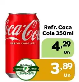 Supermercados Kawakami Refr. Coca Cola 350ml oferta