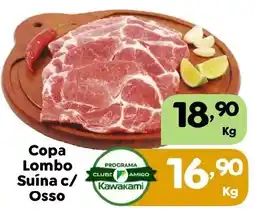 Supermercados Kawakami Copa Lomba Suína c/ Osso oferta