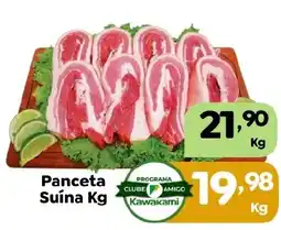 Supermercados Kawakami Panceta Suína Kg oferta