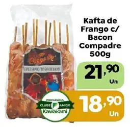Supermercados Kawakami Kafta de Frango c/ Bacon Compadre oferta