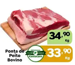 Supermercados Kawakami Ponta de Peito Bovino oferta