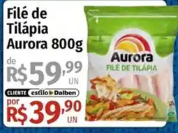 Supermercado Dalben Filé de Tilápia Aurora oferta