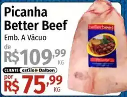 Supermercado Dalben Picanha better beef oferta