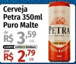 Supermercado Dalben Cerveja Petra Puro Malte oferta