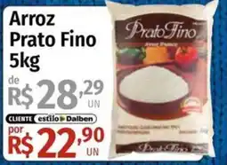 Supermercado Dalben Arroz prato fino oferta