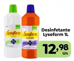 Supermercados Kawakami Desinfetante Lysoform 1L oferta