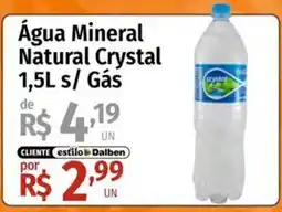 Supermercado Dalben Água Mineral Natural Crystal oferta