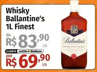 Supermercado Dalben Whisky Ballantine's 1l Finest oferta