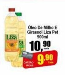 Higa's Supermercado Oleo de Milho e Girassol Liza Pet 900ml oferta