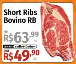 Supermercado Dalben Short Ribs Bovino RB oferta