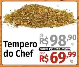 Supermercado Dalben Tempero do Chef oferta