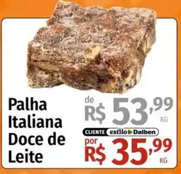 Supermercado Dalben Palha italiana doce de leite oferta