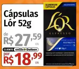 Supermercado Dalben Cápsulas Lór oferta