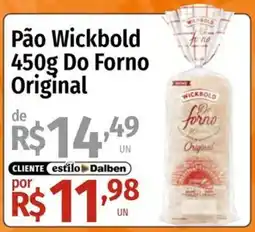 Supermercado Dalben Pão Wickbold do forno original oferta