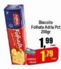 Higa's Supermercado Biscoito Folhata Adria pct 200g oferta
