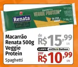 Supermercado Dalben Macarrão renata veggie protein spaghetti oferta
