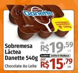 Supermercado Dalben Sobremesa Láctea Danette oferta