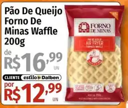 Supermercado Dalben Pão de queijo forno de minas waffle oferta
