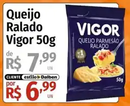 Supermercado Dalben Queijo ralado vigor oferta