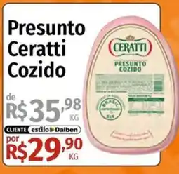 Supermercado Dalben Presunto Ceratti Cozido oferta