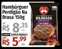Supermercado Dalben Hambúrguer Perdigão Na Brasa oferta