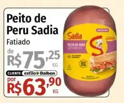 Supermercado Dalben Peito de Peru Sadia Fatiado oferta