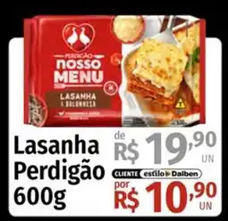 Supermercado Dalben Lasanha perdigão oferta