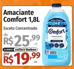 Supermercado Dalben Amaciantes comfort 1,8l oferta