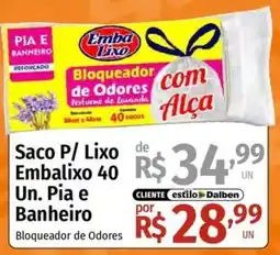Supermercado Dalben Saco P/ Lixo Embalixxo oferta