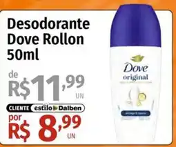 Supermercado Dalben Desodorante Dove Rollon oferta