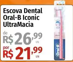 Supermercado Dalben Escova Dental Oral-B Iconic UltraMacia oferta