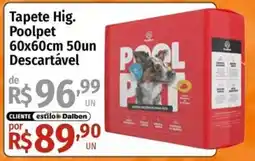 Supermercado Dalben Tapete hig. poolpet oferta