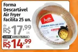 Supermercado Dalben Forma descartável air fryer oferta