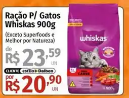 Supermercado Dalben Ração p/ gatos whiskas oferta
