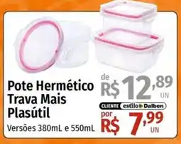 Supermercado Dalben Pote Hermético Trava Mais Plasútil oferta