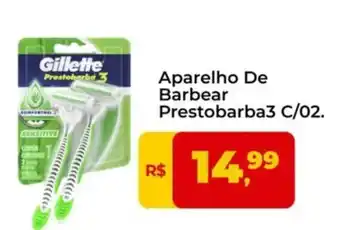 Aparelho de barbear prestobarba3