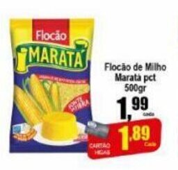 Higa's Supermercado Flocao de Milho Marata pct 500g oferta