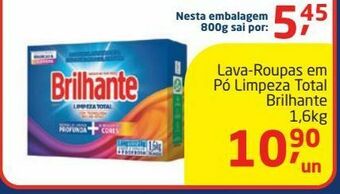 Tenda Atacado Lava-roupas em pó brilhante 1.6kg oferta