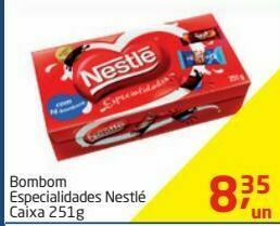 Tenda Atacado Bombom especialidades nestlé 251g oferta