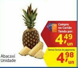 Tenda Atacado Abacaxi unidade oferta
