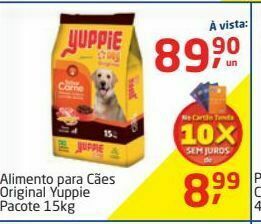 Tenda Atacado Alimento para cães yuppie 15kg oferta