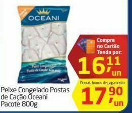 Tenda Atacado Peixe congelado filé de panga oceani 800g oferta