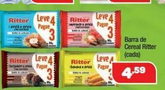 Costazul Supermercados Barra de cereal sem glúten ritter oferta