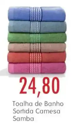 Epa Toalha de Banho Sortida Camesa Samba oferta